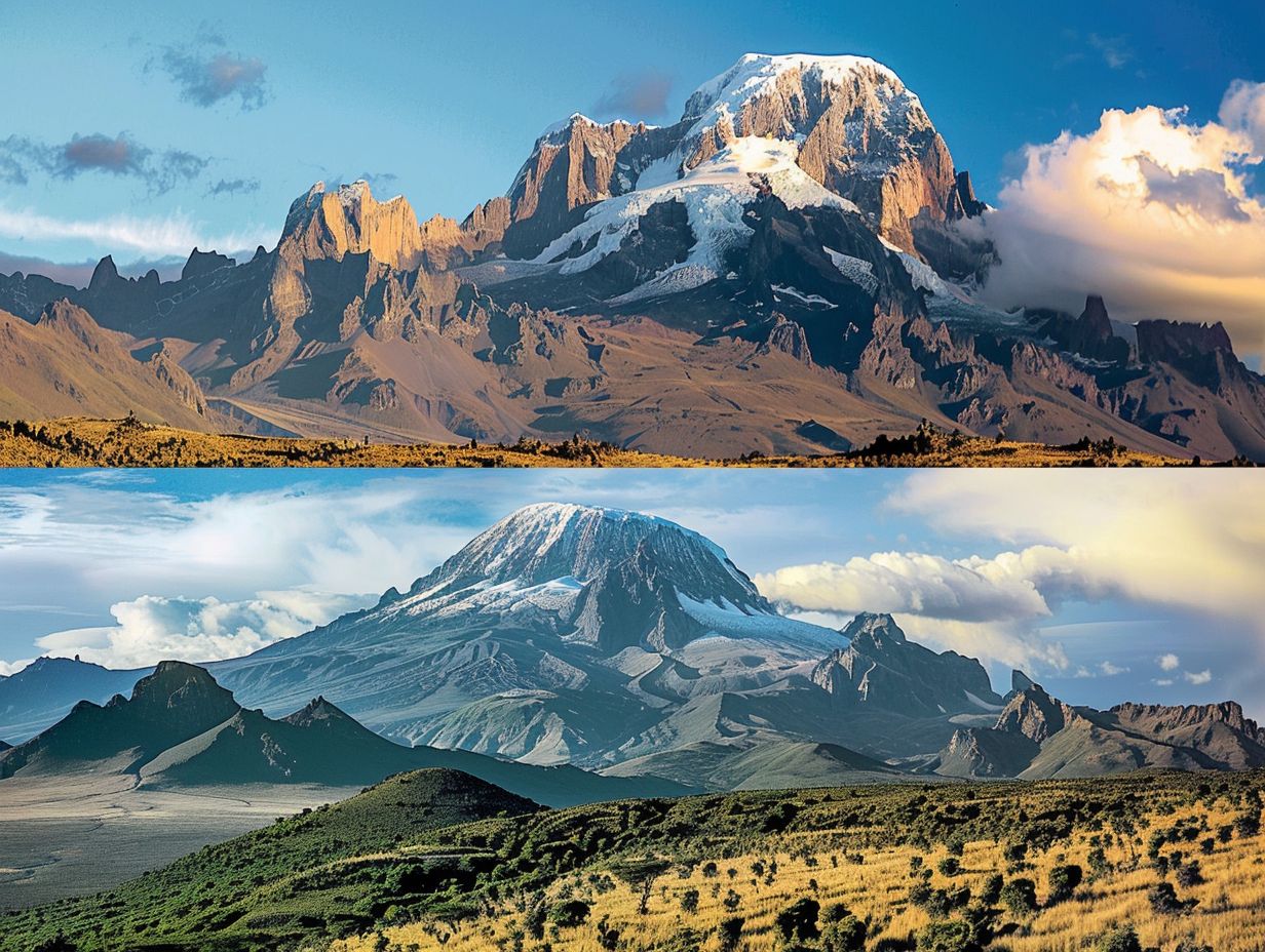 Flora and Fauna Differences between Mount Kenya and Mount Kilimanjaro