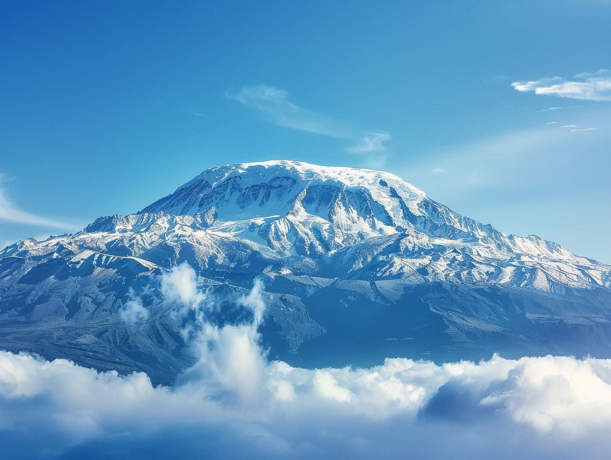 What is the Precipitation in Mount Kilimanjaro?
